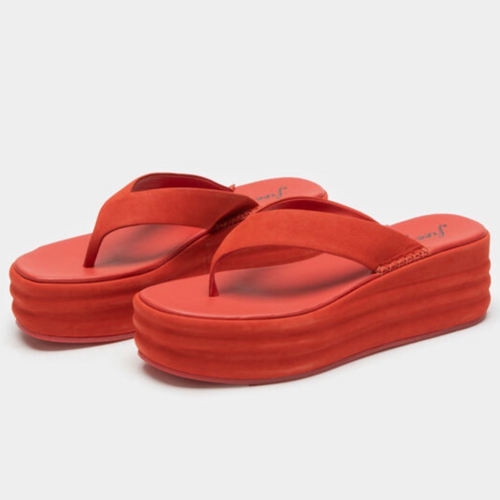 Free People Soft Denim Platform Sandal